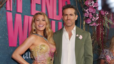 Blake Lively and Ryan Reynolds attend the "It Ends With Us" New York Premiere at AMC Lincoln Square Theater