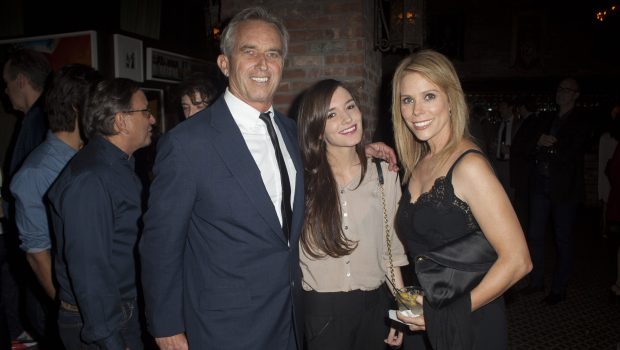 NEW YORK, NY - SEPTEMBER 28:  Robert Kennedy Jr., Kathleen Alexandra Kennedy and Cheryl Hines attend the 3rd Annual Turtle Ball at The Bowery Hotel on September 28, 2015 in New York City.  (Photo by Santiago Felipe/Getty Images)