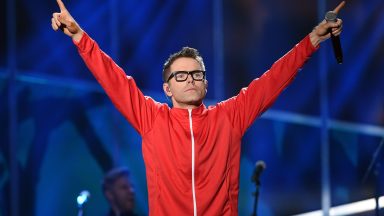 Bobby Bones and the Raging Idiots perform onstage during the 2017 iHeartCountry Festival