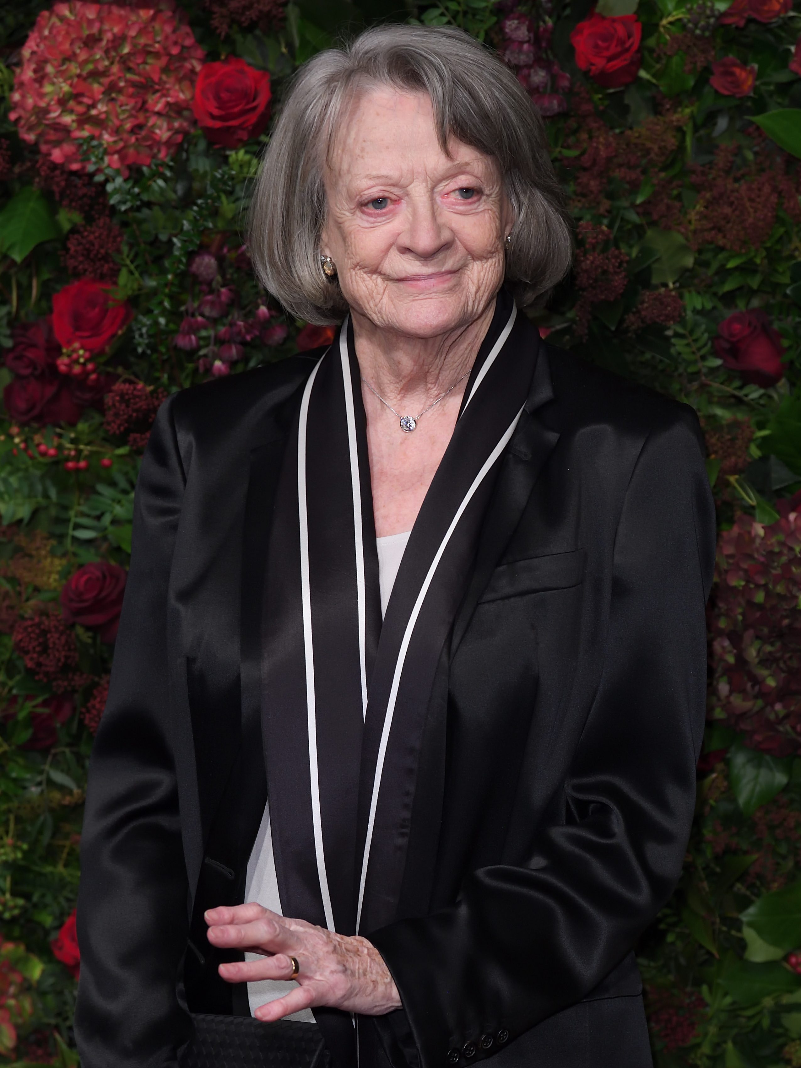 LONDON, ENGLAND - NOVEMBER 24: Dame Maggie Smith attends the 65th Evening Standard Theatre Awards at London Coliseum on November 24, 2019 in London, England. (Photo by Karwai Tang/WireImage)