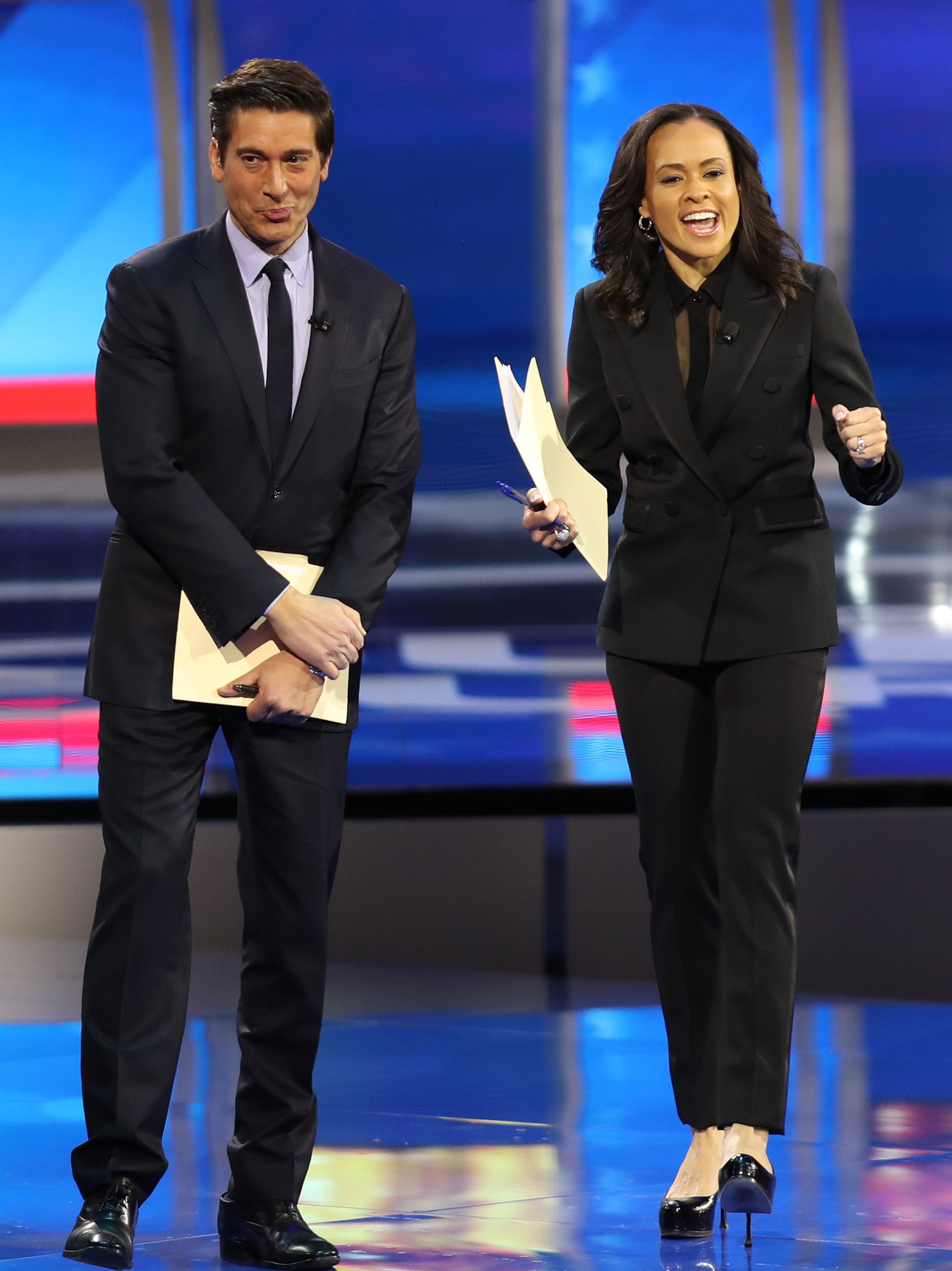 David Muir and Linsey Davis