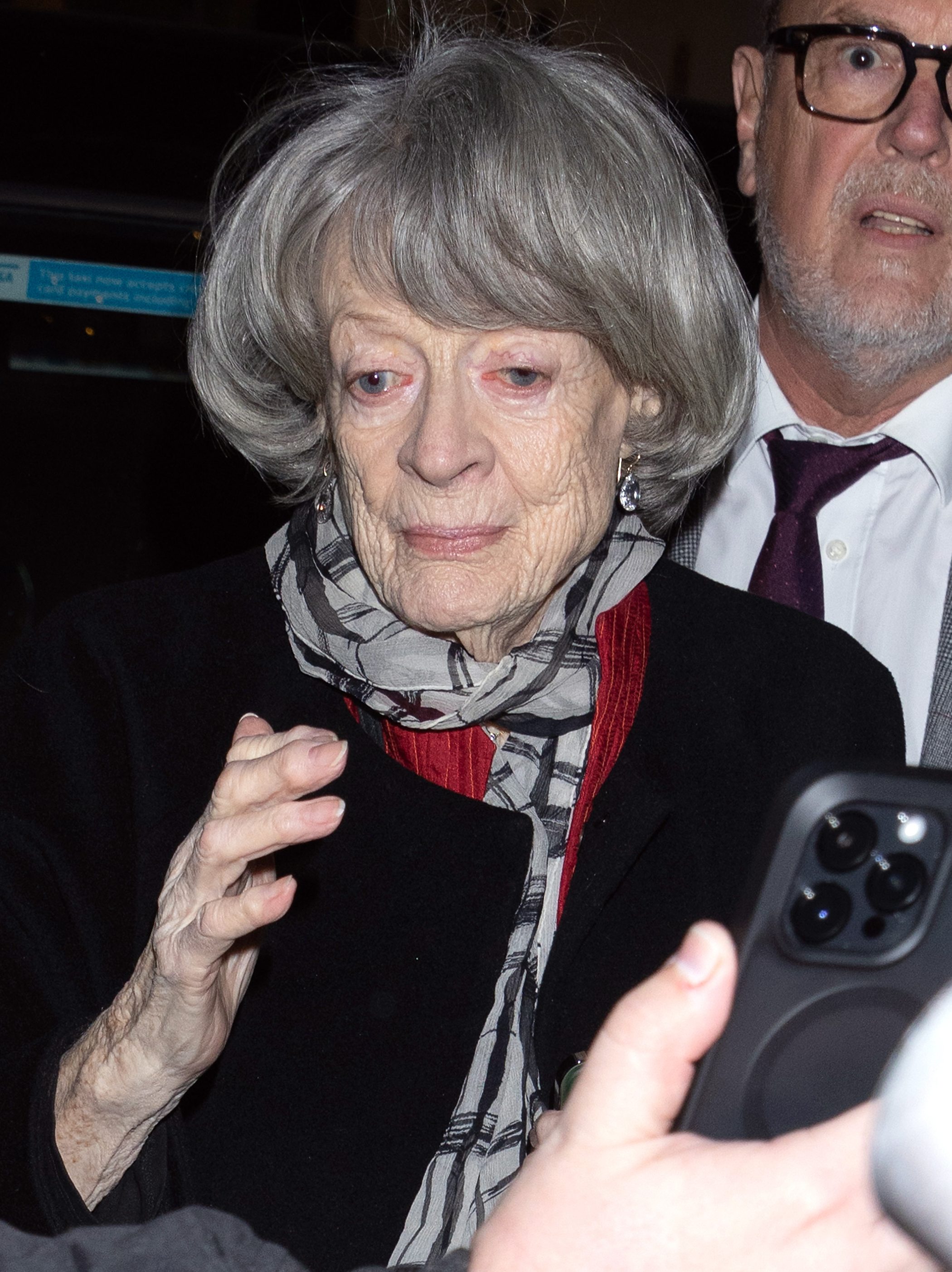 Dame Maggie Smith attends the One Night Only fundraiser in aid of the theatrical charity Acting for Others at the The Ivy in West Street, London. Picture date: Sunday December 4, 2022. (Photo by Suzan Moore/PA Images via Getty Images)