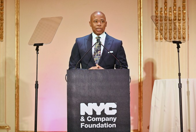 Eric Adams Speaks At the NYC & Company Foundation Visionaries & Voices Gala