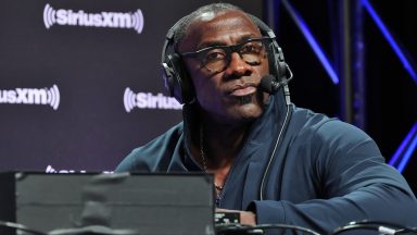  Shannon Sharpe attends SiriusXM At Super Bowl LVII on February 09, 2023 in Phoenix, Arizona. (Photo by Cindy Ord/Getty Images for SiriusXM)