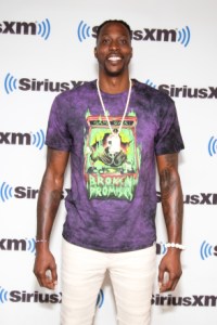  Dwight Howard visits SiriusXM Studios on July 25, 2023 in New York City. (Photo by Santiago Felipe/Getty Images)