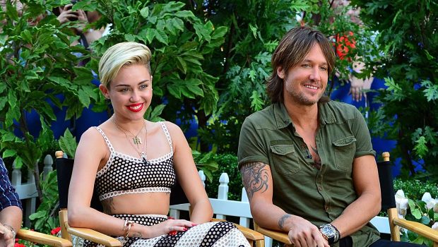 Miley Cyrus and Keith Urban