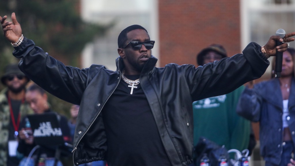  Sean "Diddy" Combs performs at Howard University's Yardfest on October 20, 2023 in Washington, DC. (Photo by Thaddaeus McAdams/WireImage)