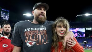 Travis Kelce an Taylor Swift