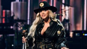 Beyoncé accepts the Innovator Award at the 2024 iHeartRadio Music Awards held at the Dolby Theatre on April 1, 2024 in Los Angeles, California. (Photo by Michael Buckner/Billboard via Getty Images)