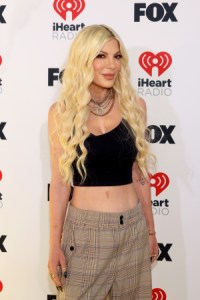 LOS ANGELES, CALIFORNIA - APRIL 01: (FOR EDITORIAL USE ONLY) Tori Spelling attends the 2024 iHeartRadio Music Awards at Dolby Theatre in Los Angeles, California on April 01, 2024. Broadcasted live on FOX. (Photo by Jesse Grant/Getty Images for iHeartRadio)