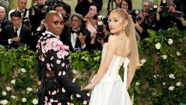 Cynthia Erivo and Ariana Grande attend the 2024 Met Gala