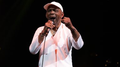  Frankie Beverly performs live onstage during the "I Wanna Thank You" Farewell Tour at Capital One Arena on June 14, 2024 in Washington, DC. (Photo by Brian Stukes/Getty Images)