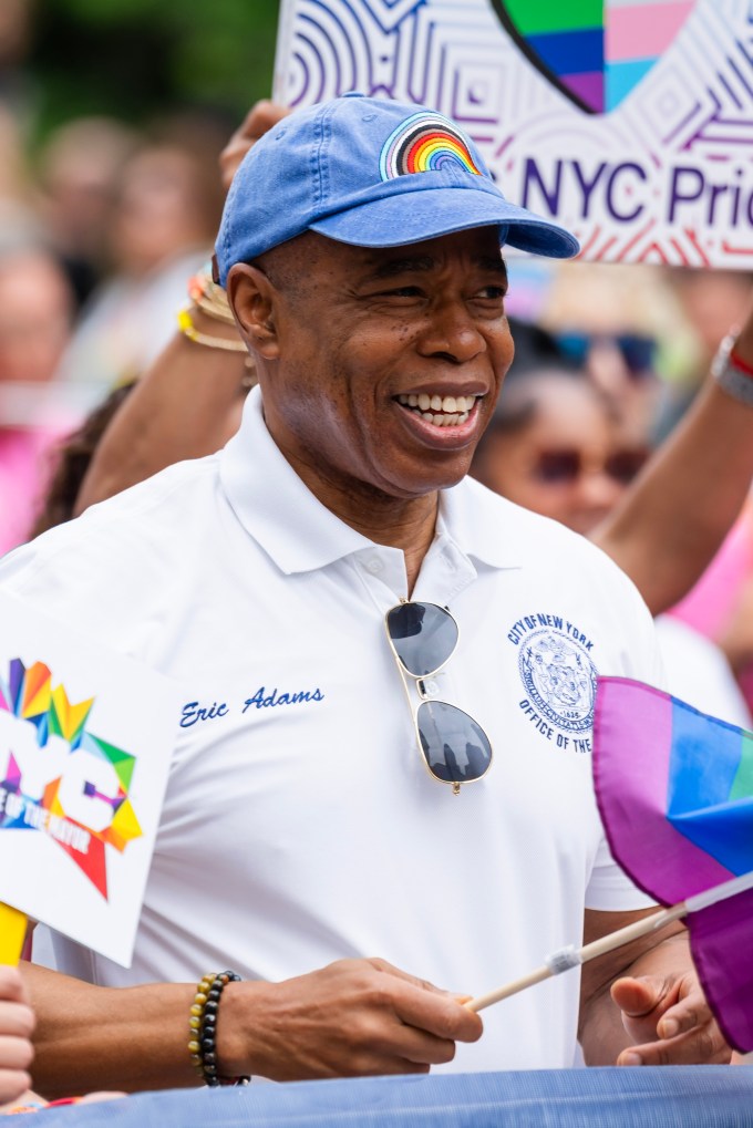 Eric Adams At the 2024 NYC Pride March