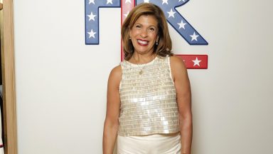  Hoda Kotb wearing Ralph Lauren, attends the Ralph Lauren Team USA celebration on July 27, 2024 in Paris, France.  (Photo by Darren Gerrish/WireImage for Ralph Lauren)