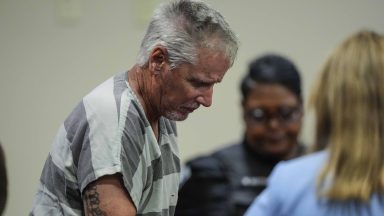 WINDER, GEORGIA - SEPTEMBER 6: Colin Gray, 54, the father of Apalachee High School shooting suspect Colt Gray, 14, enters the Barrow County courthouse for his first appearance, on September 6, 2024, in Winder, Georgia. Colin Gray is being charged with involuntary manslaughter, second-degree murder and cruelty to children after his son opened fire and killed 4 at the high school on Wednesday. (Photo by Brynn Anderson-Pool/Getty Images)