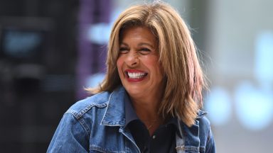   Hoda Kotb is seen on the NBC Today Show at Rockefeller Plaza on September 06, 2024 in New York City.  (Photo by NDZ/Star Max/GC Images)