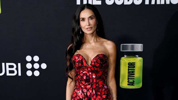 LOS ANGELES, CALIFORNIA - SEPTEMBER 16: Demi Moore  attends the Los Angeles Premiere of "The Substance" at Directors Guild Of America on September 16, 2024 in Los Angeles, California. (Photo by Jon Kopaloff/Getty Images)