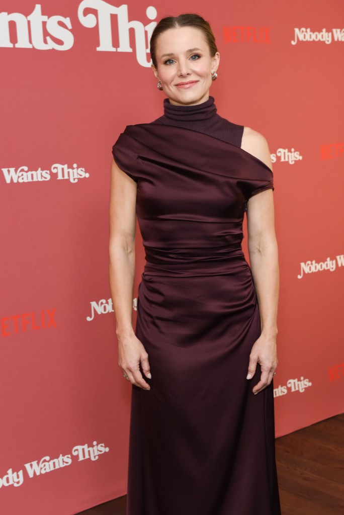  Kristen Bell attends the photo call for Netflix's "Nobody Wants This" at The Aster on September 18, 2024 in Los Angeles, California. (Photo by Olivia Wong/Getty Images)