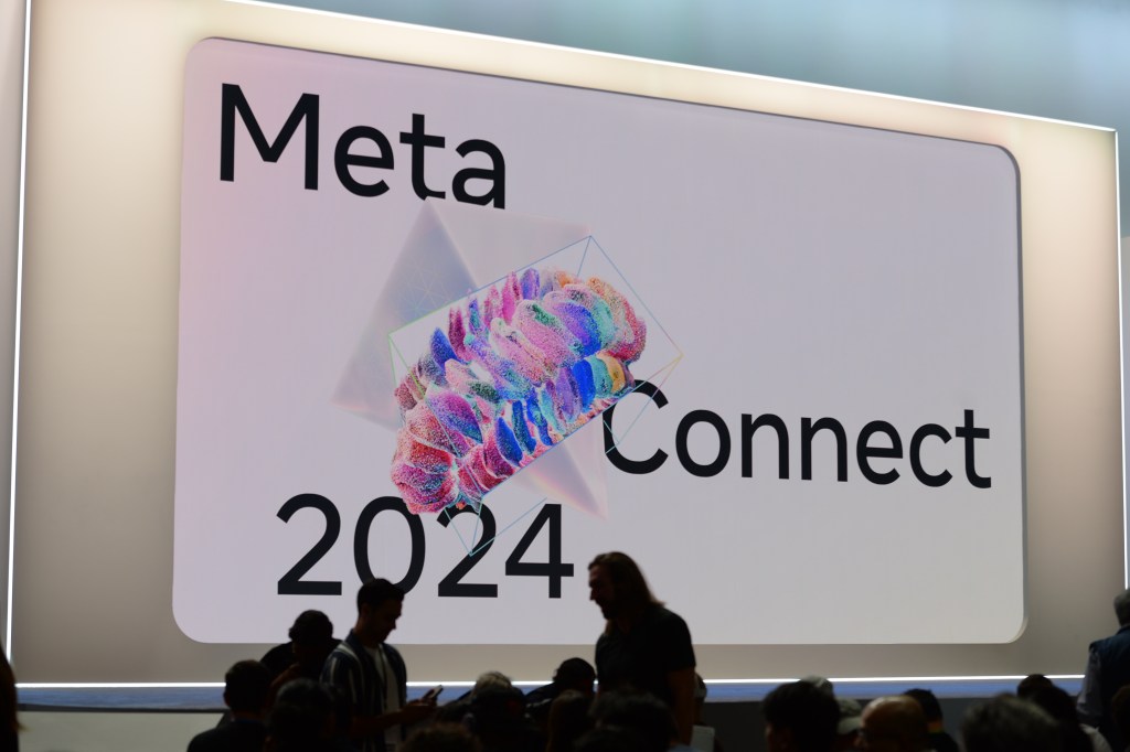 25 September 2024, USA, Menlo Park: The Meta Connect developer conference logo can be seen before the start of the event. Photo: Andrej Sokolow/dpa (Photo by Andrej Sokolow/picture alliance via Getty Images)