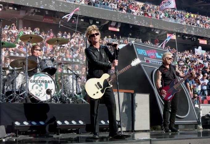 Green Day at the Super Bowl LX Pregame Ceremony