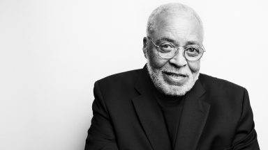  Actor James Earl Jones sits for a portrait at the Longacre Theatre in New York, NY on September 16th, 2014. Mr. Jones performs in the ensemble cast of "You Can't Take It With You" at the theatre this fall. (Photo by Jesse Dittmar for The Washington Post via Getty Images.)