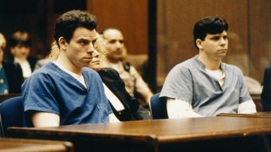 TRIAL OF BROTHERS LYLE & ERIK MENENDEZ, PARRICIDES (Photo by Ted Soqui/Sygma via Getty Images)