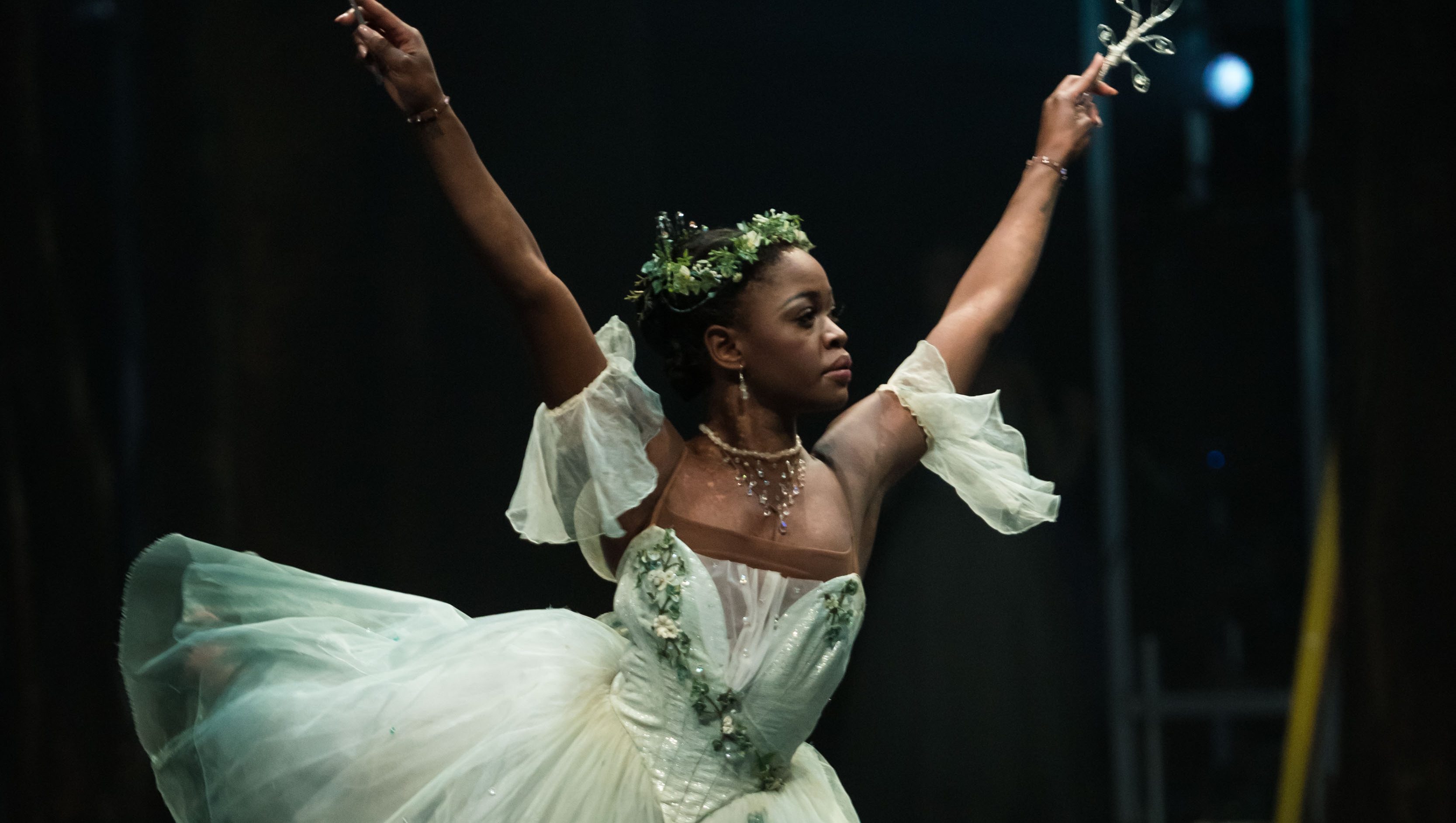 LONDON, ENGLAND - JANUARY 13:  Michaela DePrince performs 'Giselle' with the English National ballet at the Coliseum on January 13, 2017 in London, England.  (Photo by Ian Gavan/Getty Images)