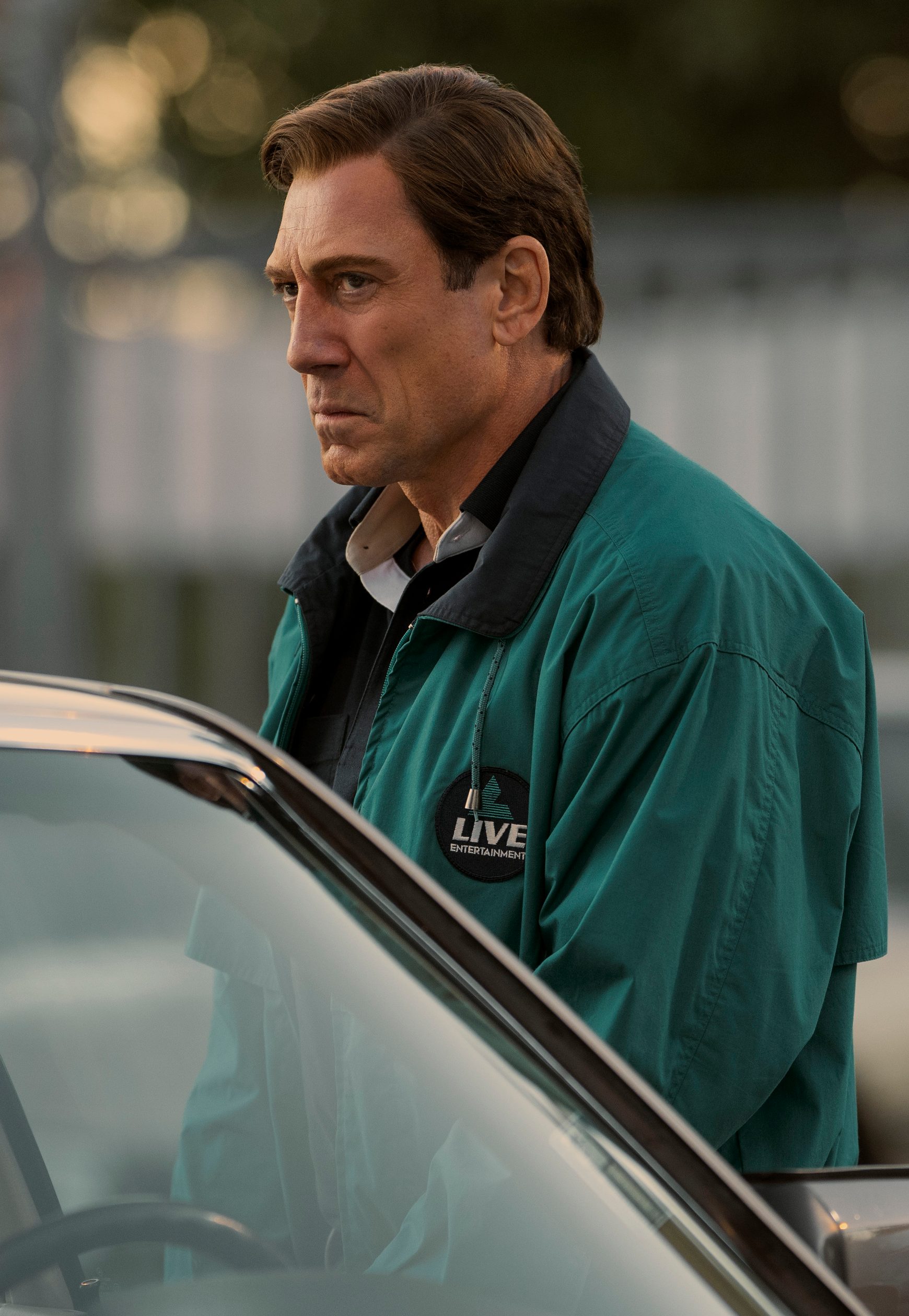 Javier Bardem as Jose Menendez in episode 204 of Monsters: The Lyle And Erik Menendez Story. Cr. Miles Crist/Netflix © 2024