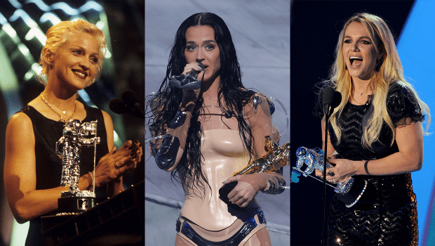 madonna katy perry brittany spears mtv vanguard winners