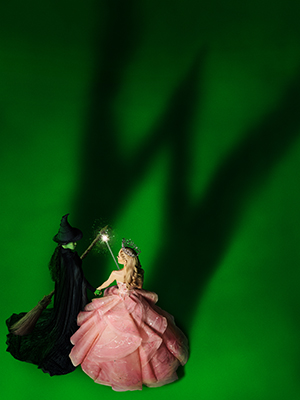 Cynthia Erivo and Ariana Grande on the poster for Wicked
