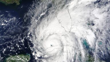 00 UTC on September 27, 2022, just hours after it moved off the northwest coast of Cuba. The storm is expected to bring a potentially life-threatening storm surge and hurricane-force winds. (Photo by NASA via Getty Images)