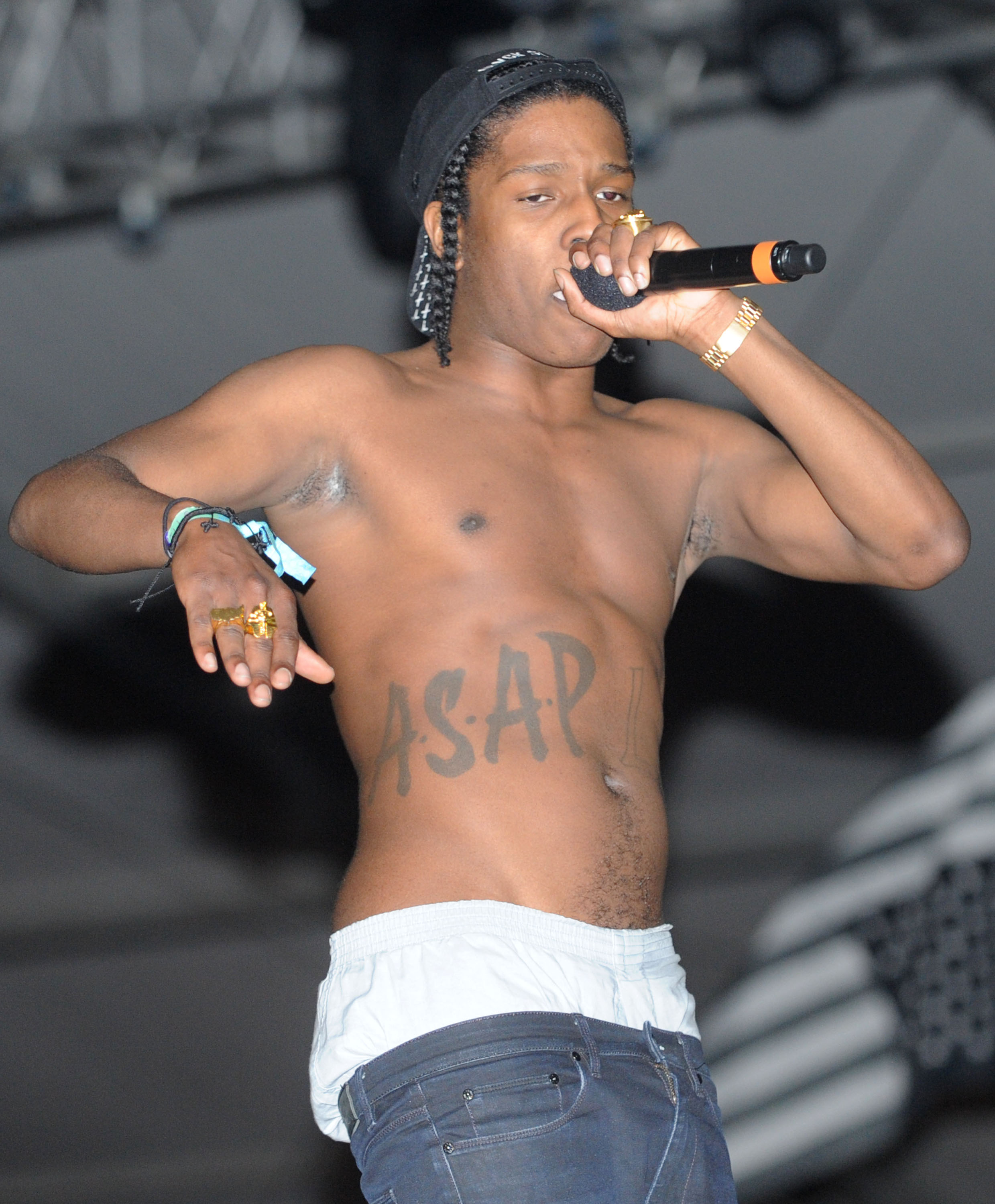 INDIO, CA - APRIL 14: ASAP Rocky performs during day 2 of the 2012 Coachella Music Festival at The Empire Polo Club on April 14, 2012 in Indio, California. (Photo by C Flanigan/FilmMagic)