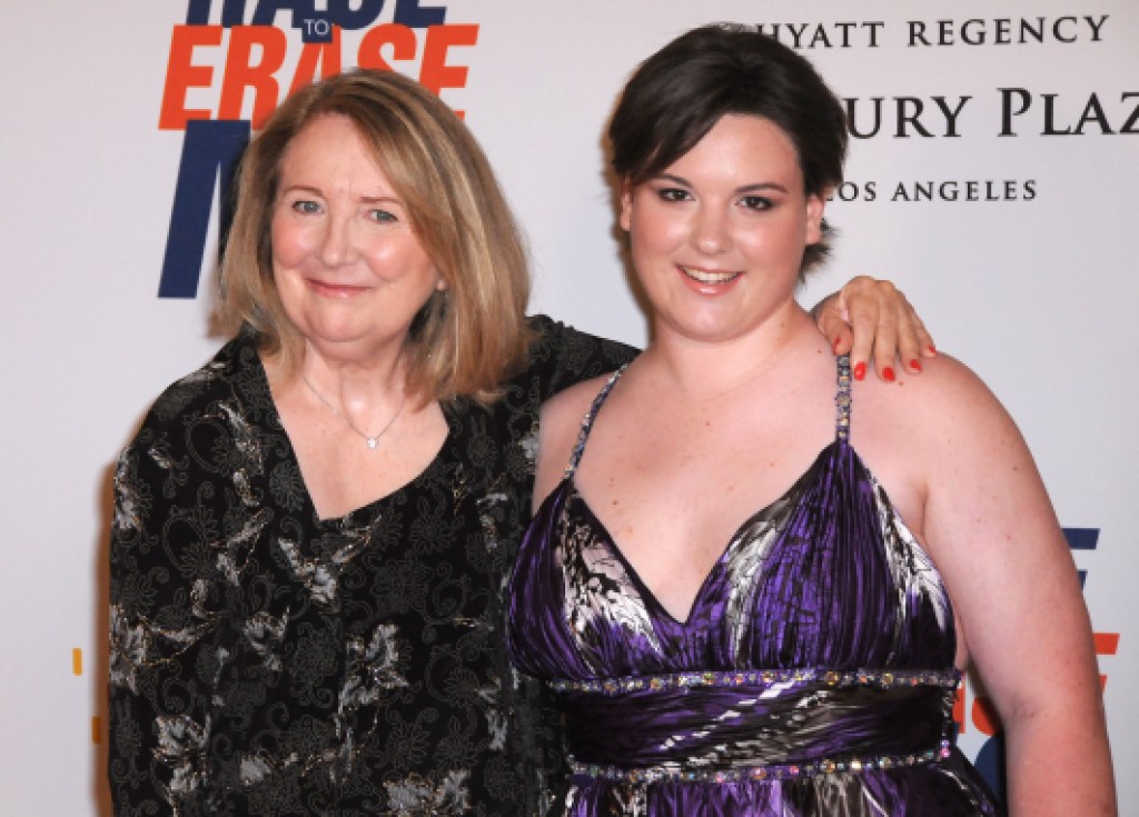   Actress Teri Garr and daughter Molly O'Neil arrive at the 19th Annual Race To Erase MS Event at the Hyatt Regency Century Plaza on May 18, 2012 in Century City, California.  (Photo by Barry King/FilmMagic)