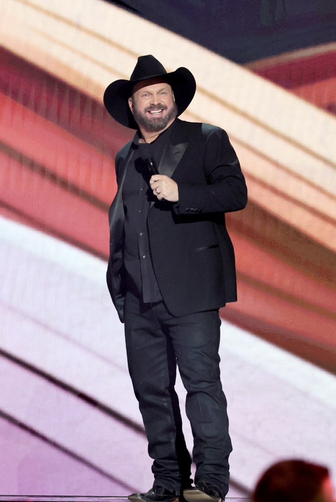 Garth Brooks speaks onstage during the 58th Academy Of Country Music Awards at The Ford Center at The Star on May 11 2023 in Frisco Texas Photo by Theo WargoGetty Images