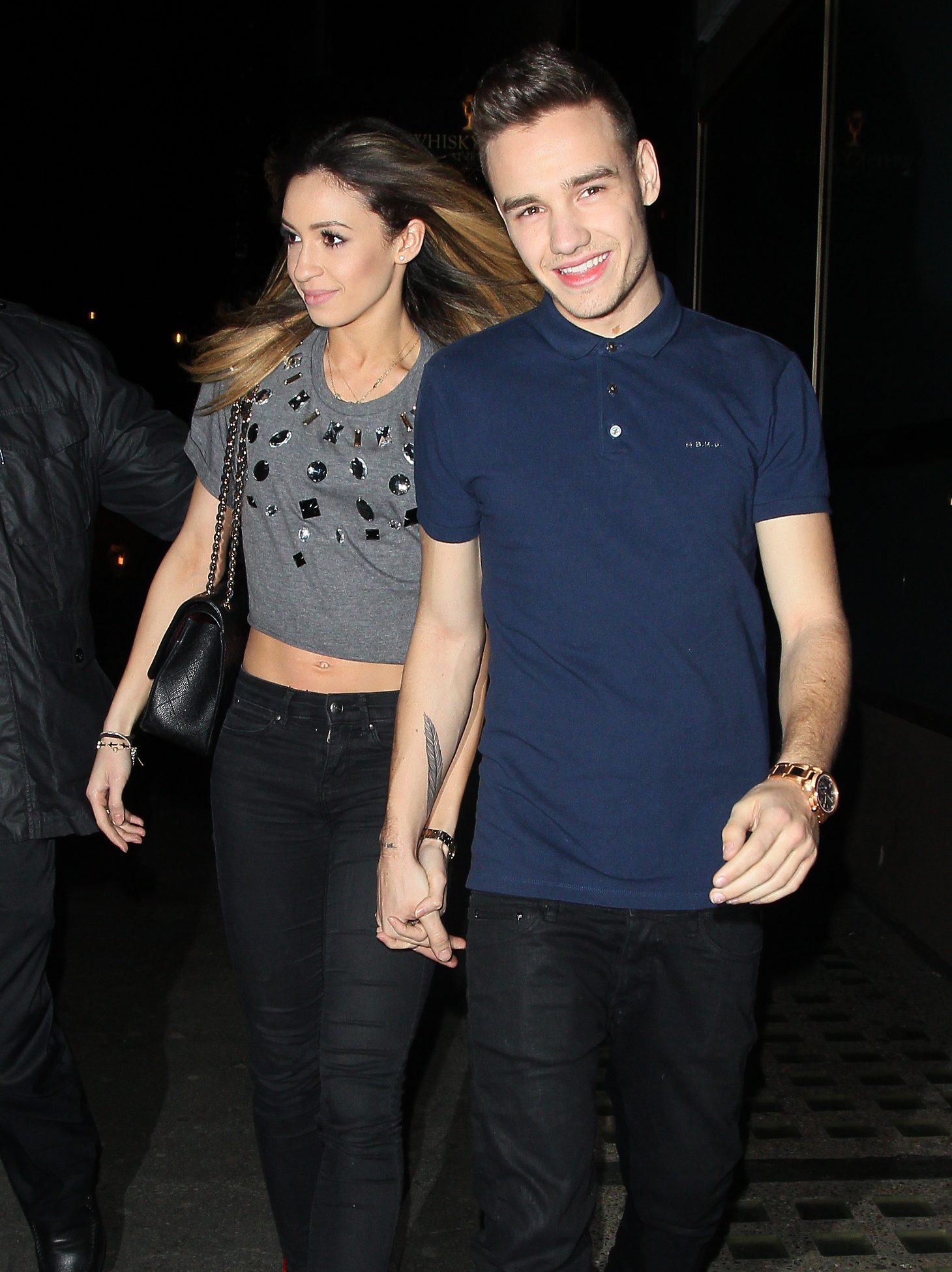 LONDON, UNITED KINGDOM - APRIL 02: Danielle Peazer and Liam Payne at Whiskey Mist night club  on April 2, 2013 in London, England. (Photo by Mark Robert Milan/FilmMagic)