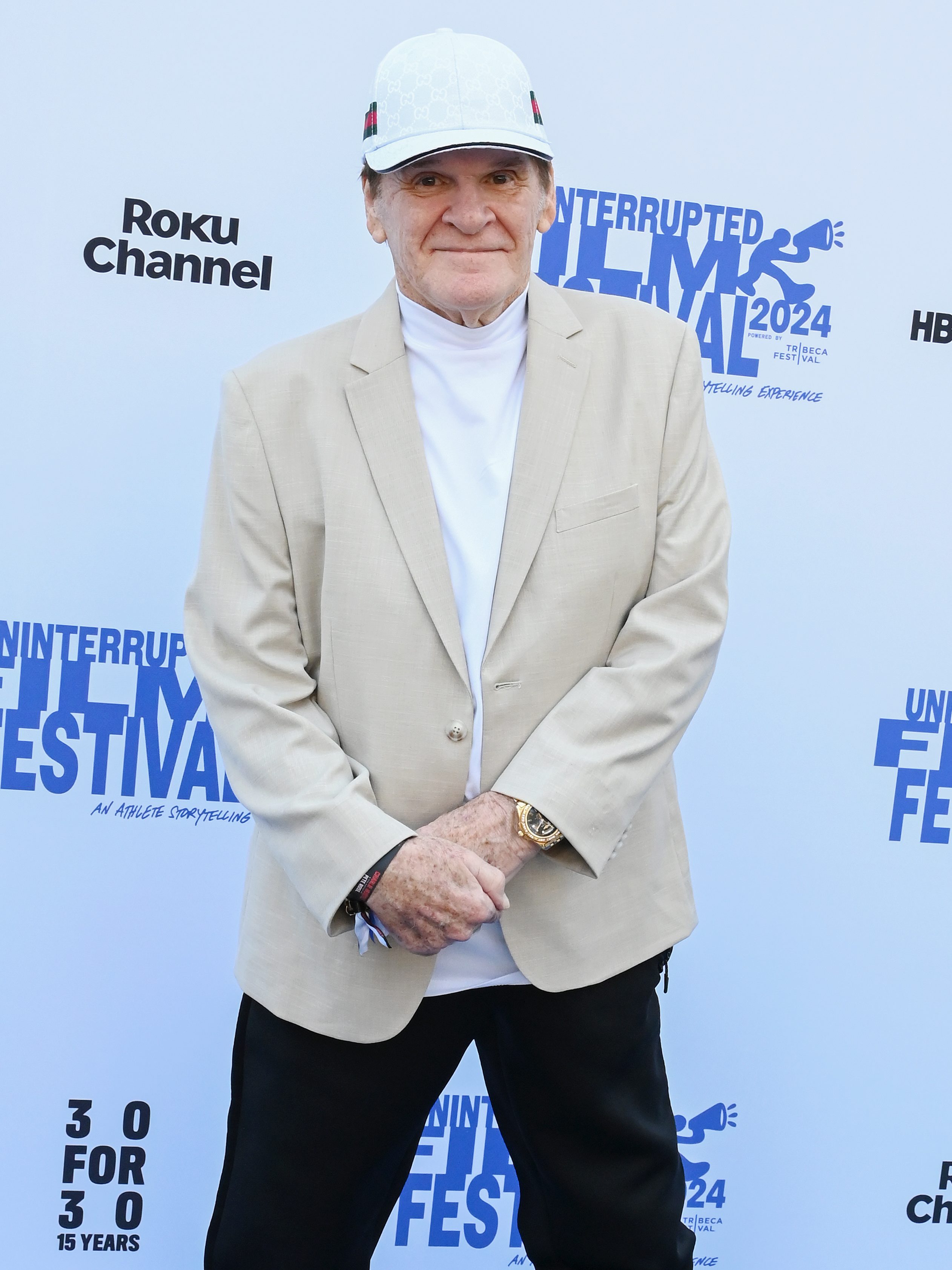 Pete Rose at the 'Charlie Hustle & the Matter of Pete Rose' Screening held at NeueHouse Hollywood on July 10, 2024 in Hollywood, California. (Photo by Katie Flores/Variety via Getty Images)