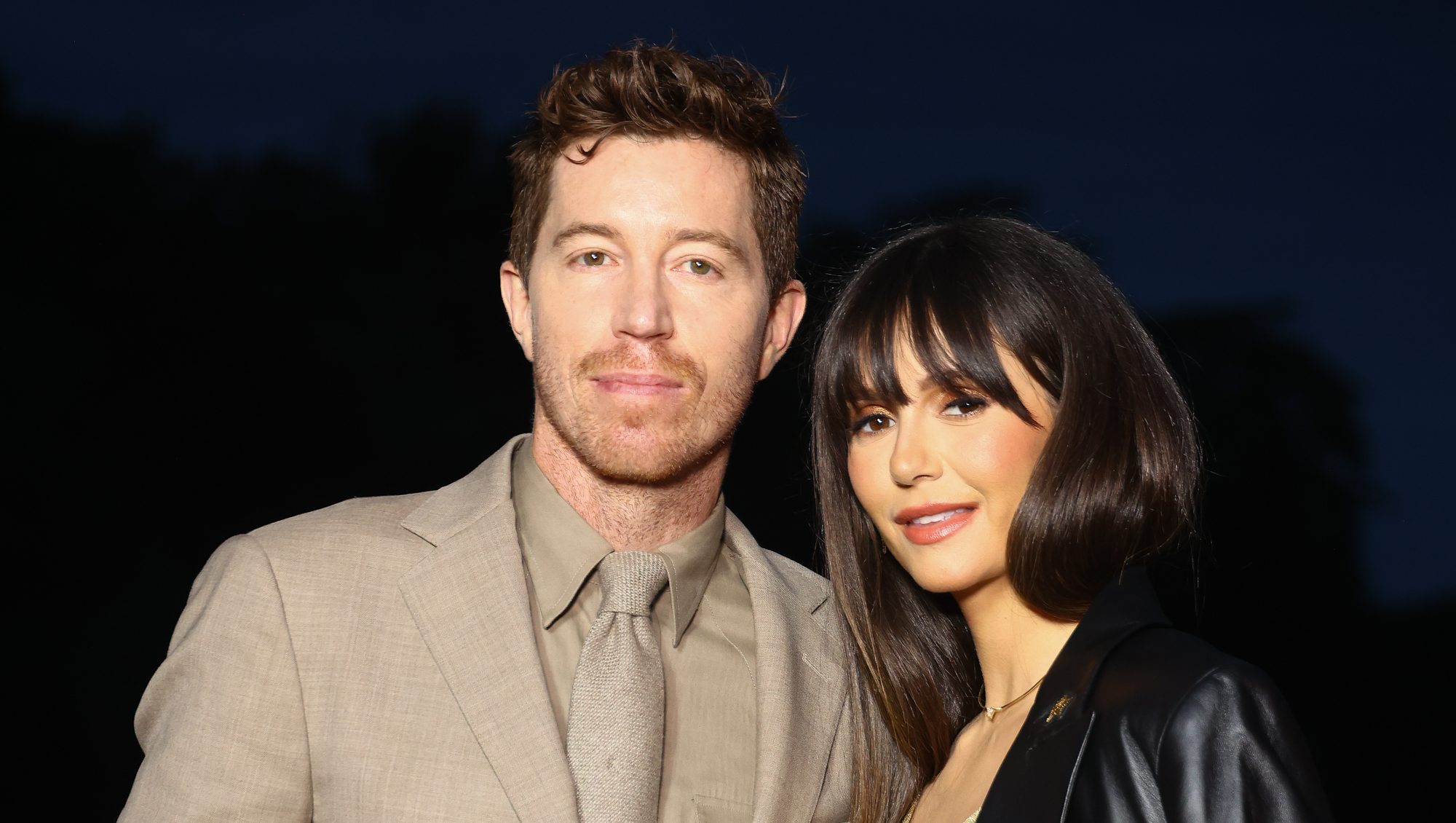 PARIS, FRANCE - JULY 25: Shaun White and Nina Dobrev attend The Prelude to The Paris Games 2024 on July 25, 2024 in Paris, France. (Photo by Marc Piasecki/WireImage)
