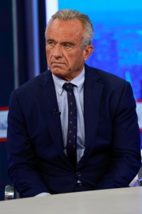  Robert F. Kennedy Jr. visits "The Story With Martha MacCallum" at Fox News Channel Studios on September 25, 2024 in New York City. (Photo by Jason Mendez/Getty Images)