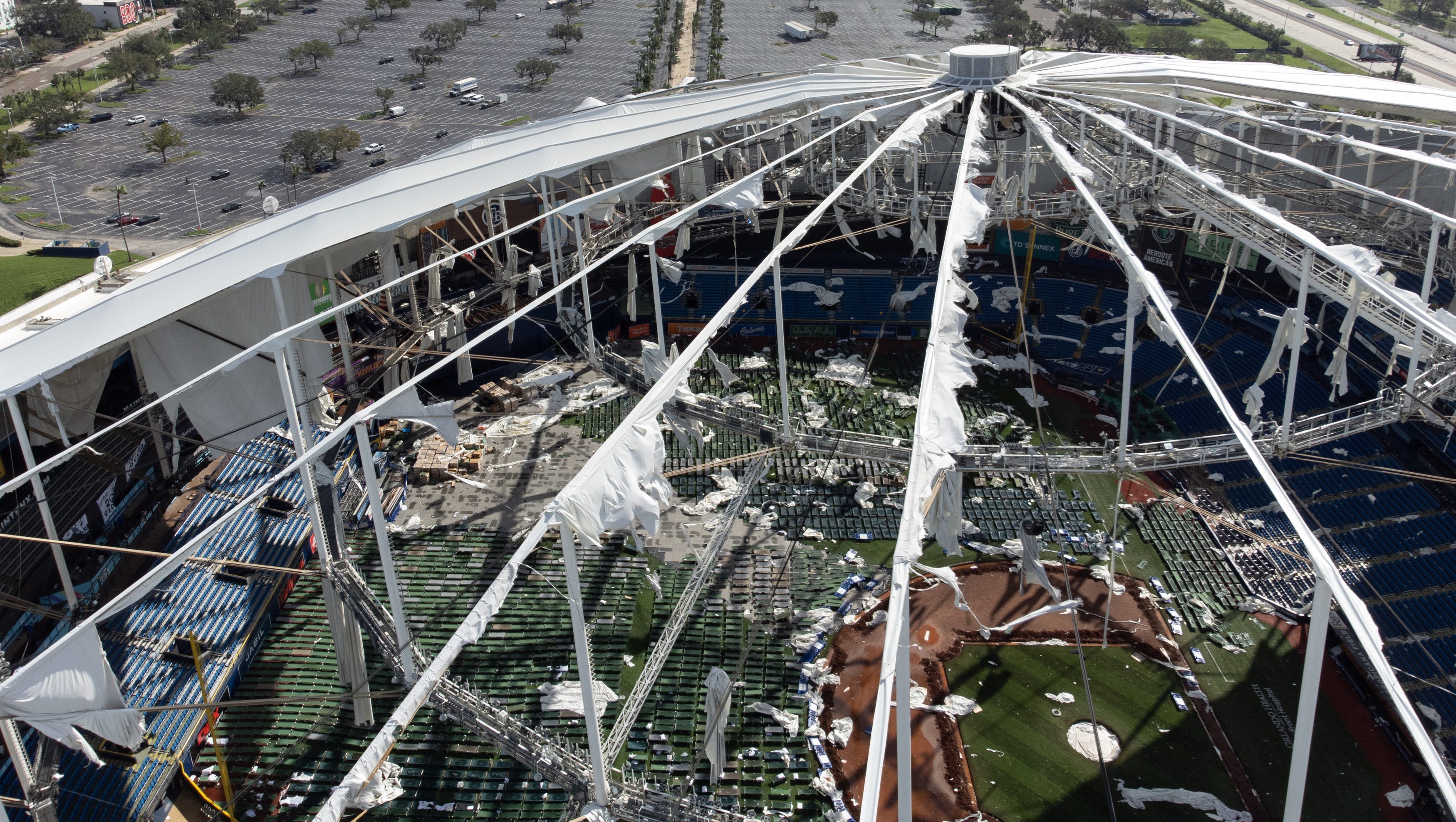 What Happened to Tampa Bay Rays’ Stadium in Hurricane Milton?