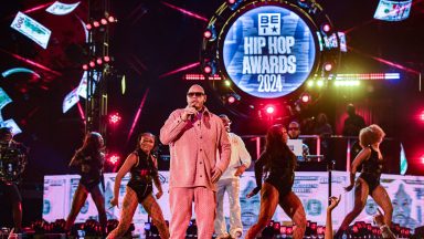 LAS VEGAS, NEVADA - OCTOBER 08: In this image released on October 15, 2024, Fat Joe performs onstage during the 2024 BET Hip Hop Awards at Drai's Beach Club Nightclub at The Cromwell Las Vegas on October 8, 2024 in Las Vegas, Nevada. (Photo by Aaron J. Thornton/Getty Images)