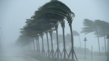 10 a.m. after raking across the north coast of Cuba.  (Photo by Chip Somodevilla/Getty Images)