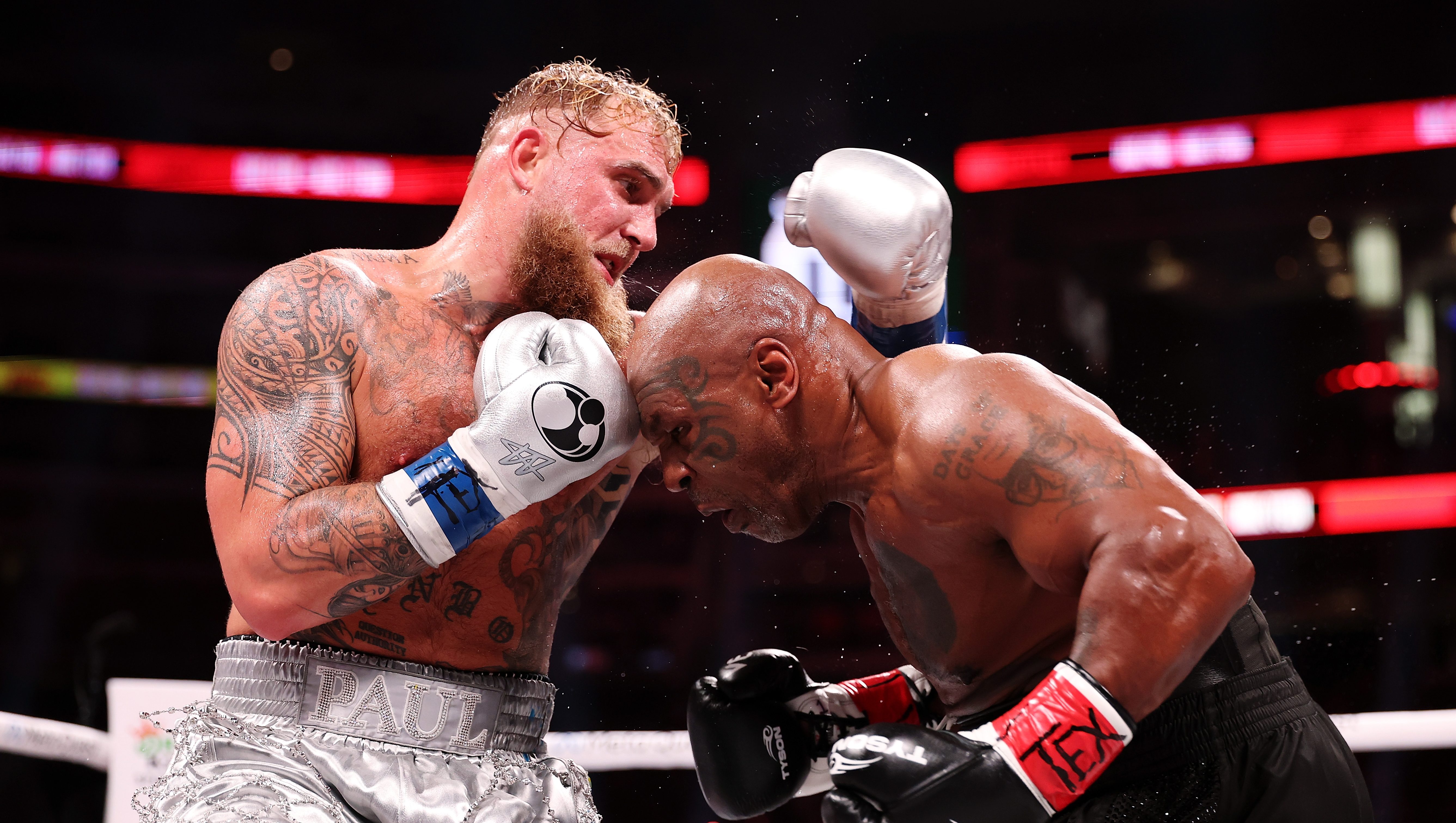 Mike Tyson vs. Jake Paul: Photos From Their 2024 Fight