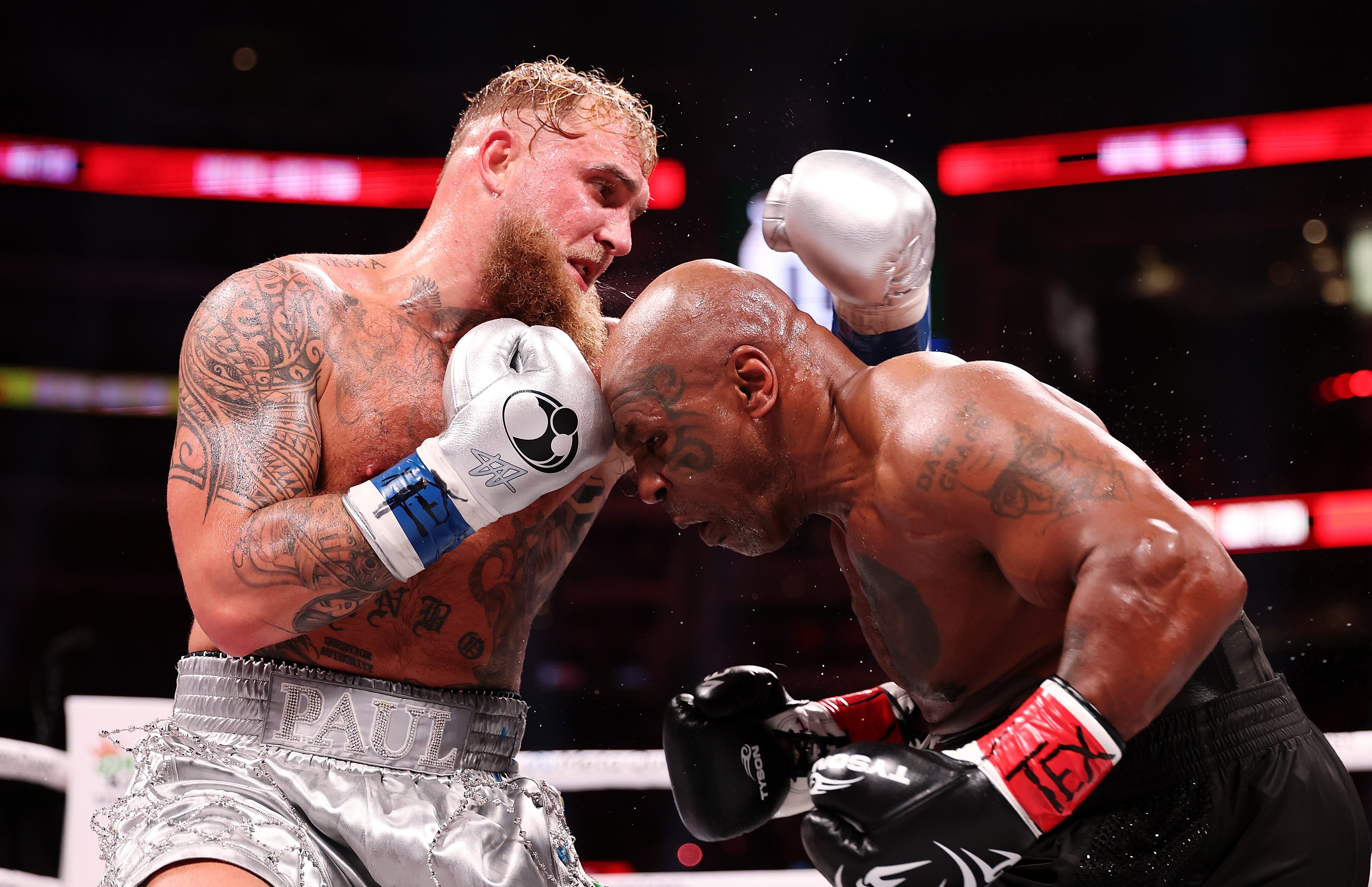 Mike Tyson vs. Jake Paul: Photos From Their 2024 Fight