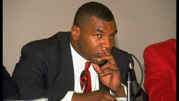 Heavyweight Boxing: Mike Tyson during media press conference for rape charges at City-County Building.Indianapolis, IN 9/11/1991CREDIT: Phil Huber (Photo by Phil Huber /Sports Illustrated via Getty Images)(Set Number: X41886 )