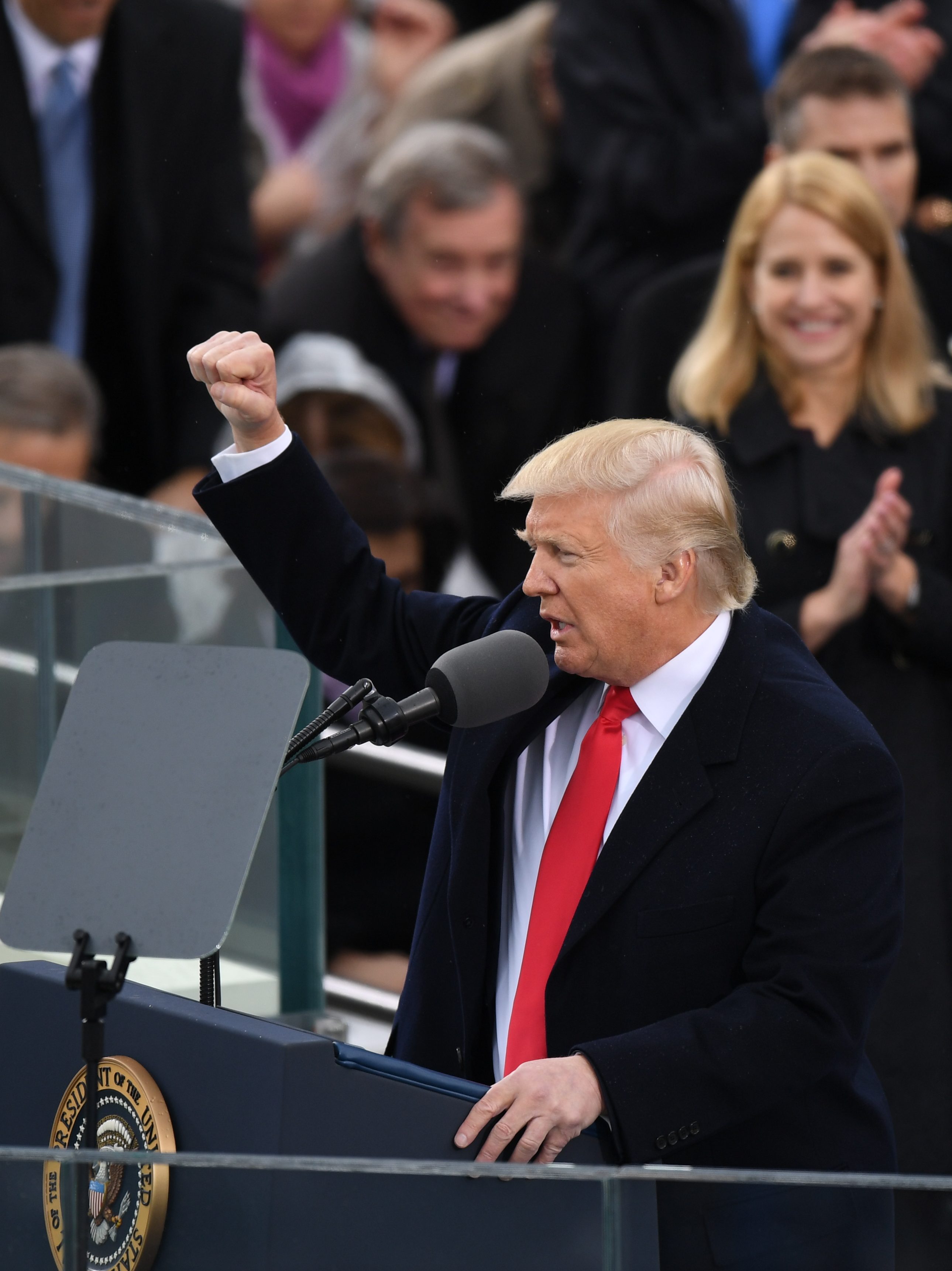 WASHINGTON, DC - JANUARY 20: The inauguration of President Donald J. Trump on January 20, 2017.
(Photo by Jonathan Newton /The Washington Post via Getty Images)
