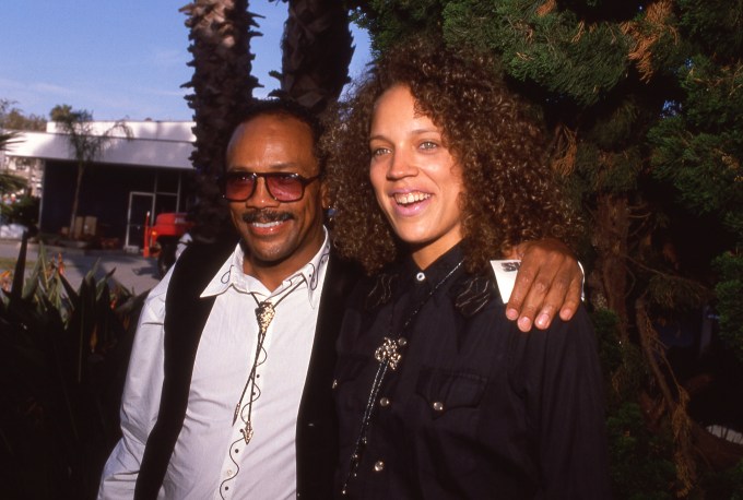 Quincy Jones and Martina Jones