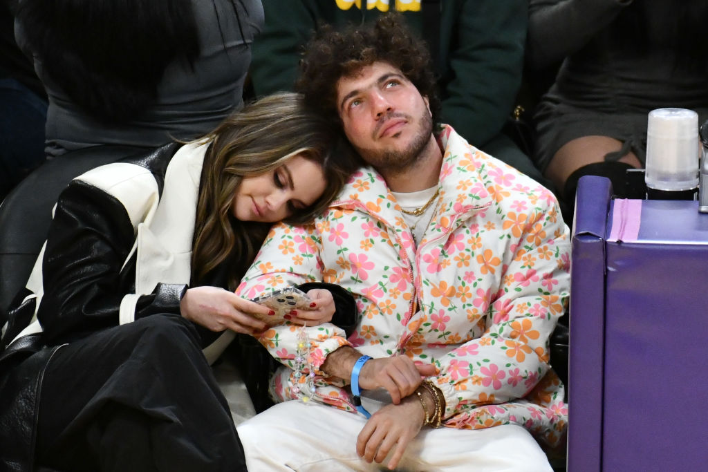 Selena Gomez & Benny Blanco: Pictures of Their Best Moments Together Lakers game January 2024