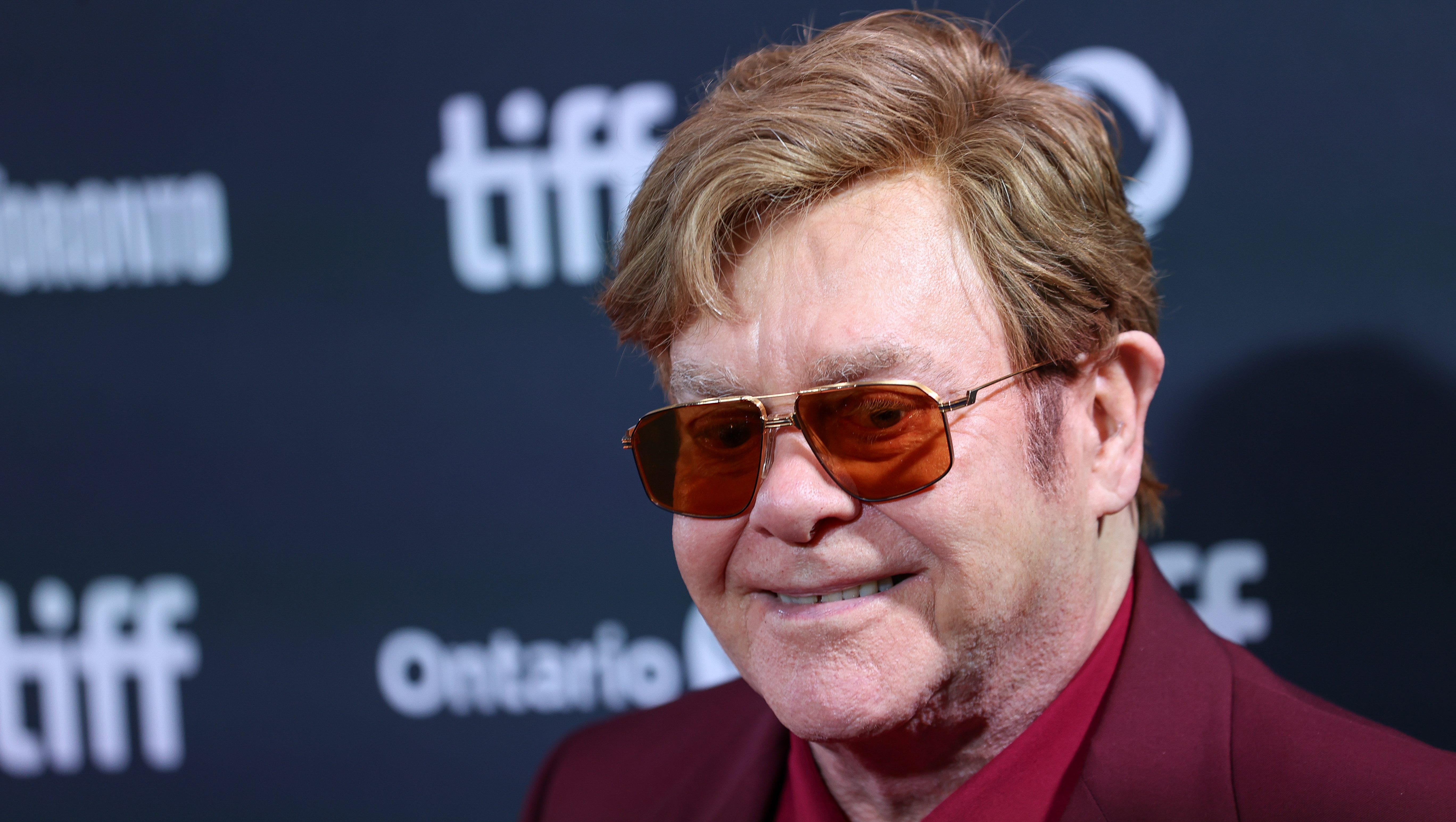 TORONTO, CANADA - SEPTEMBER 6: Elton John attends the premiere of 'Elton John: Never Too Late' during the 2024 Toronto International Film Festival at Roy Thomson Hall on September 6, 2024 in Toronto, Canada. (Photo by Mert Alper Dervis/Anadolu via Getty Images)