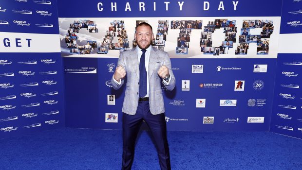 NEW YORK, NEW YORK - SEPTEMBER 11: Conor McGregor attends Charity Day 2024 hosted by The Cantor Fitzgerald Relief Fund at Cantor Fitzgerald on September 11, 2024 in New York City. (Photo by Paul Morigi/Getty Images for The Cantor Fitzgerald Relief Fund)