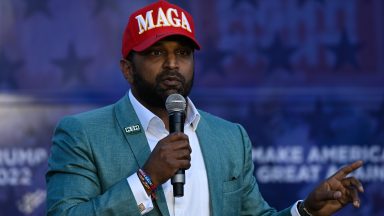 CHARLOTTE, USA - OCTOBER 10: A view from Team Trump Bus Tour featuring by Chair of the House Republican Conference Rep. Elise Stefanik, Hogan Gidley, Kash Patel, Chad Wolf, Abel Maldonado and Brooke Rollins in Charlotte, United States on October 10, 2024. (Photo by Peter Zay/Anadolu via Getty Images)